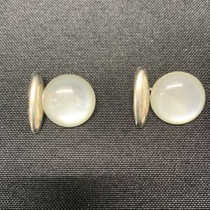 Vintage Faux Mother Of Pearl Cuff Links